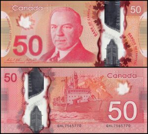 Buy Counterfeit 50 Canadian Dollar Banknotes (50 CAD)