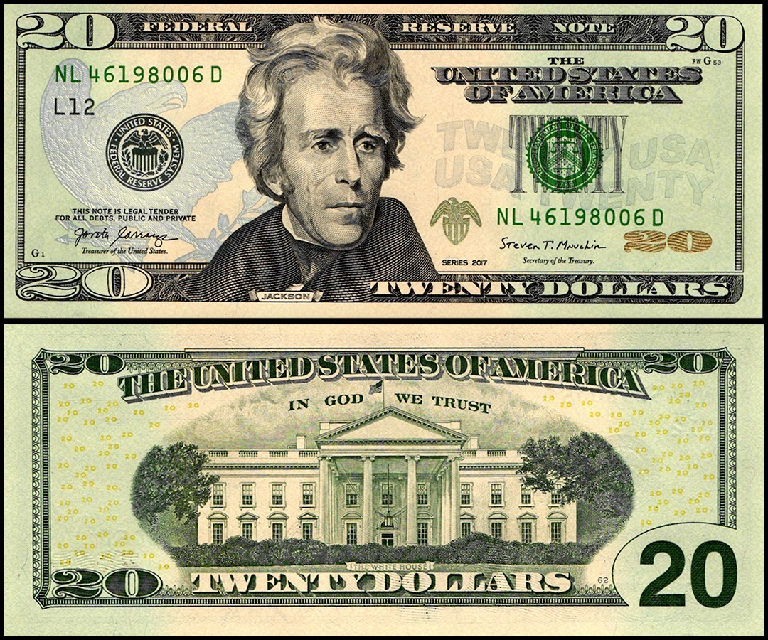 Buy Counterfeit 20 US Dollar Banknotes ($20)